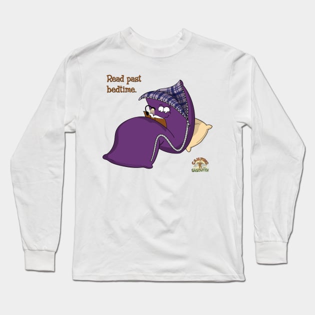 Read past bedtime. Long Sleeve T-Shirt by LethalChicken